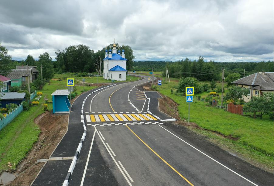 Ярославская область, автодорога Данилов- Пошехонье (н.п. Хабарово)